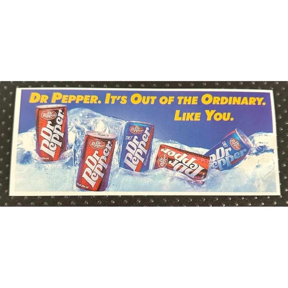 Vintage 1986 80s Dr Pepper Diet Dr Pepper Paper Coupon Soda Ephemera Advertising